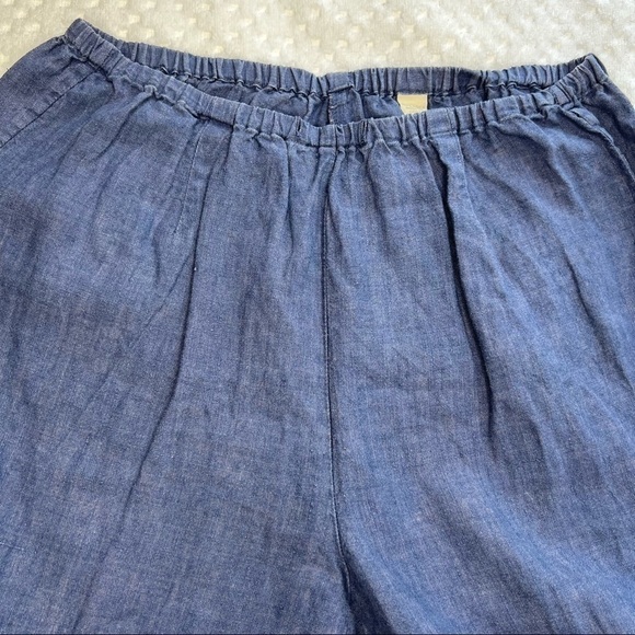 Woman’s 100%Linen Straight Leg Pants . Size L. - Picture 4 of 7
